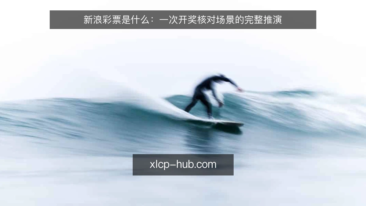 新浪彩票是什么:一次开奖核对场景的完整推演